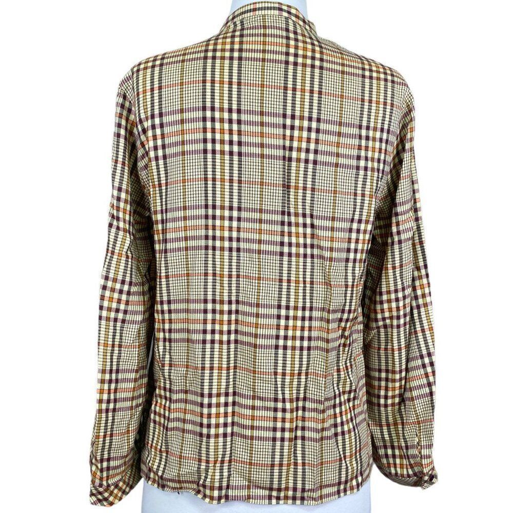 Zara Woman Button Up Ruffle Blouse Size Small - Picture 2 of 6